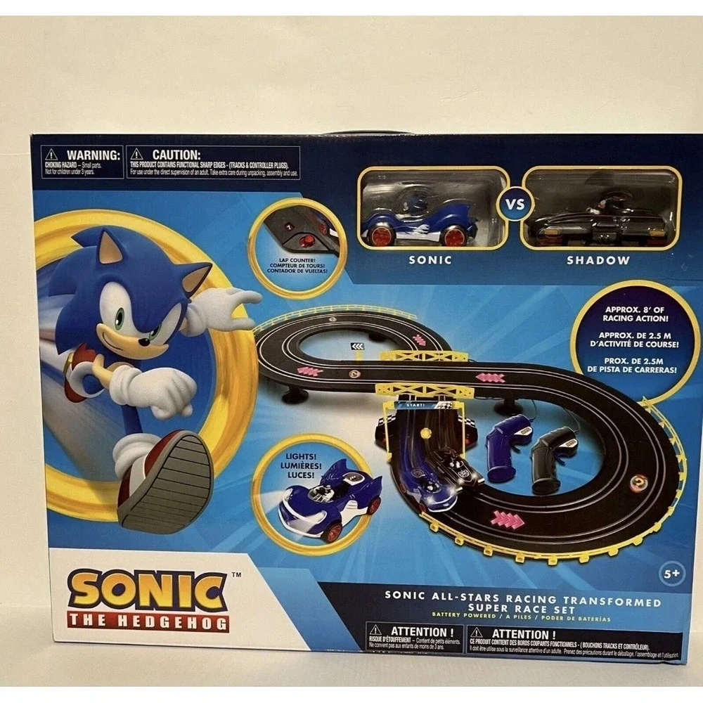 NEW Sonic and‎ Shadow Sega All-Stars Racing Transformed Super Race Set Track NIB
